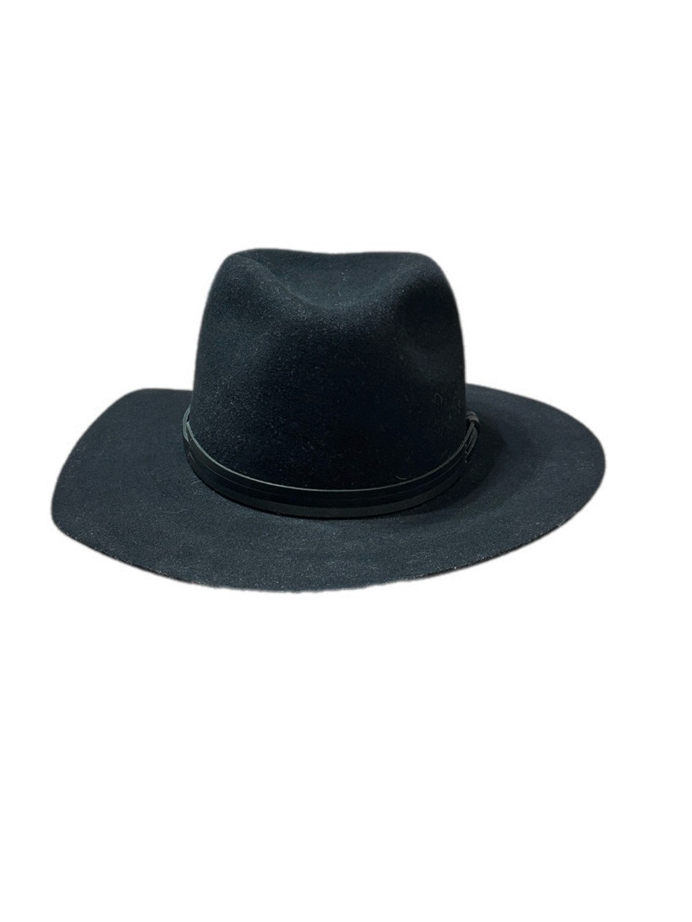 Goorin Bros Ruby Clark 100% Wool Black Fedora Hat Size M